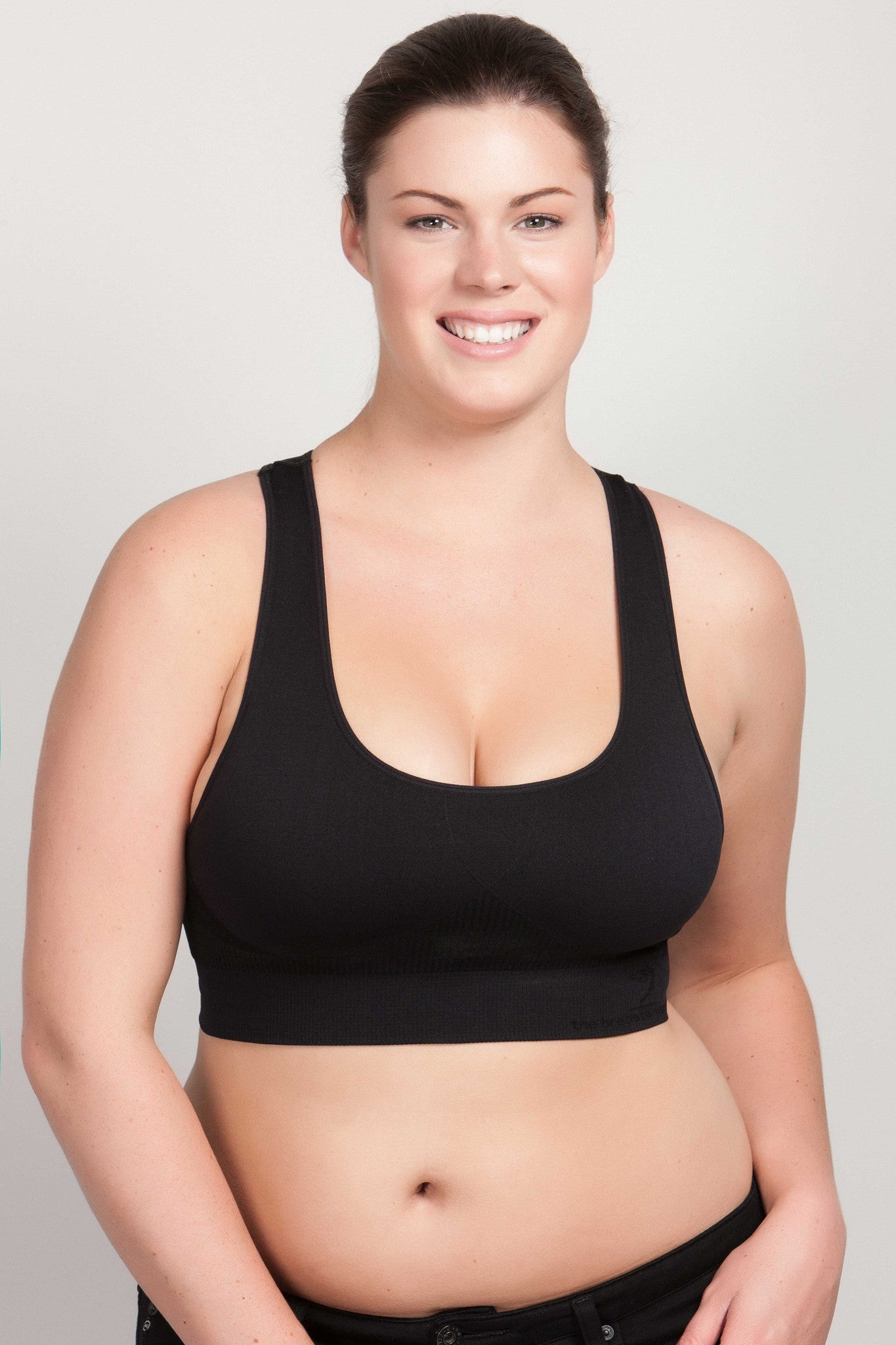 Breast Whisperer Bra for Natural Women in Black Front